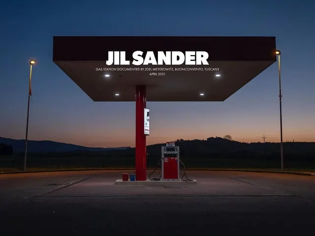 Jil Sander Retail Storefront, minimal, luxury, dark