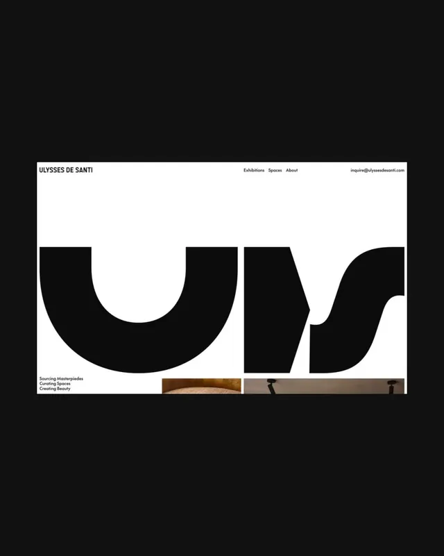 Letters in Art Typography Design, minimal, swiss, high-contrast