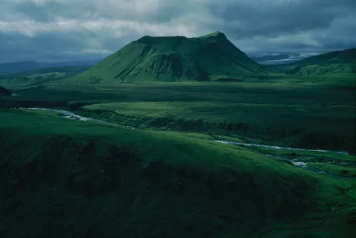 Volcanic Landscape Photography, photographic, organic, dark