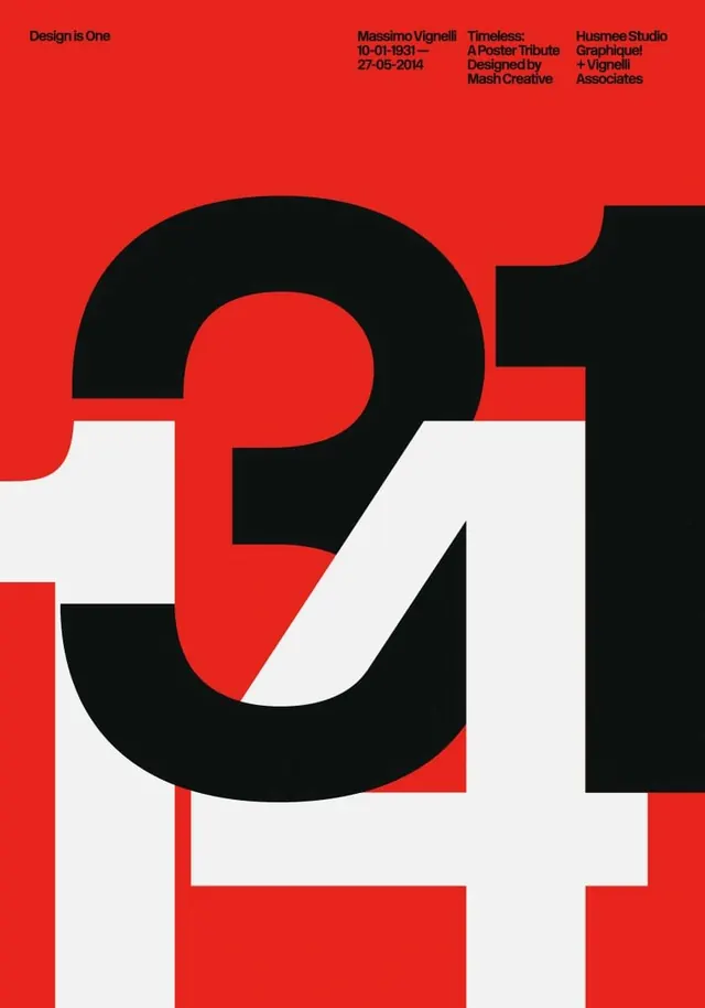 Design Reference Poster, swiss, minimal, high-contrast