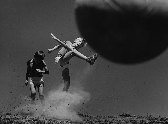Action Volleyball Photograph, monochrome, photographic, monochrome
