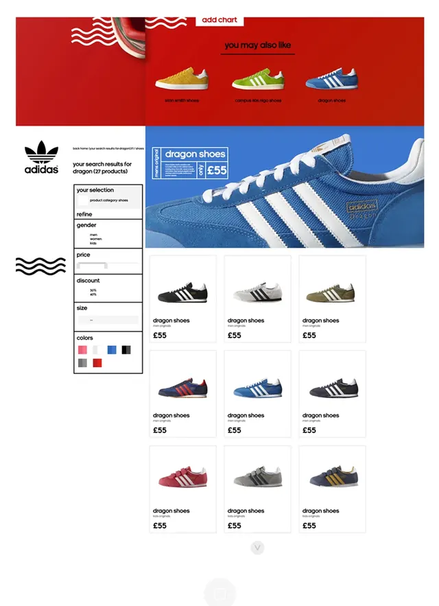Adidas Brand Identity and Logo Variations, minimal, corporate-clean, high-contrast