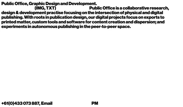 Portfolio Text Block, minimal, corporate-clean, monochrome