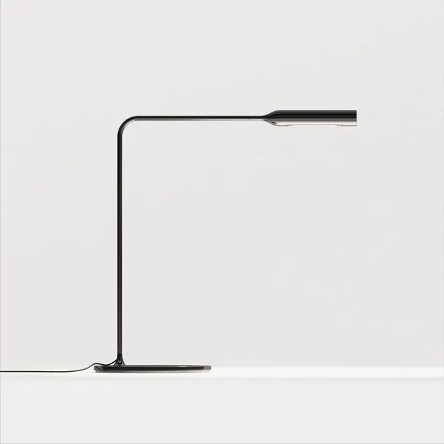 Minimalist Desk Lamp Design, minimal, monochrome, high-contrast