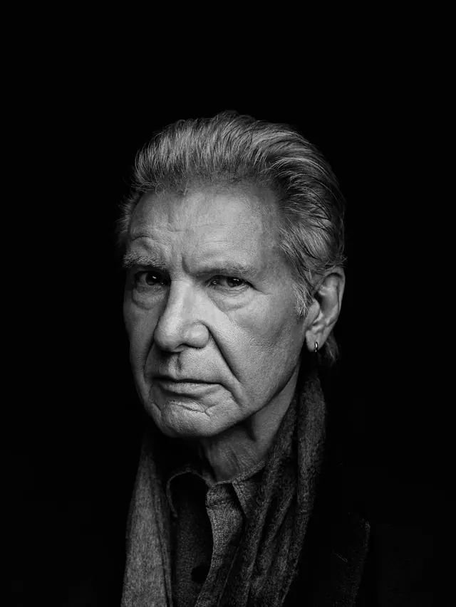 Monochrome Portrait of an Elderly Man, monochrome, photographic, monochrome