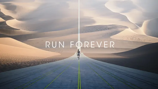 Run Forever Desert Landscape, minimal, abstract, muted