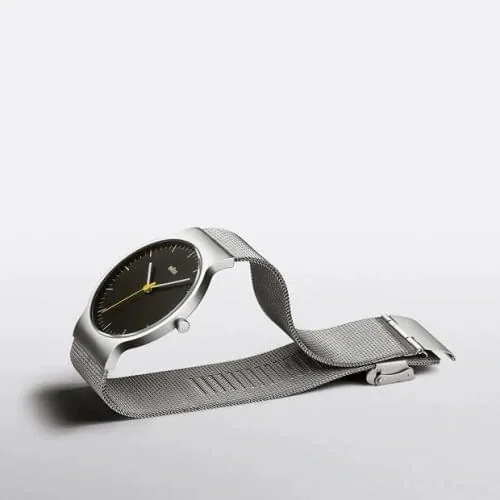 Minimalist Silver Watch Mockup, minimal, luxury, monochrome