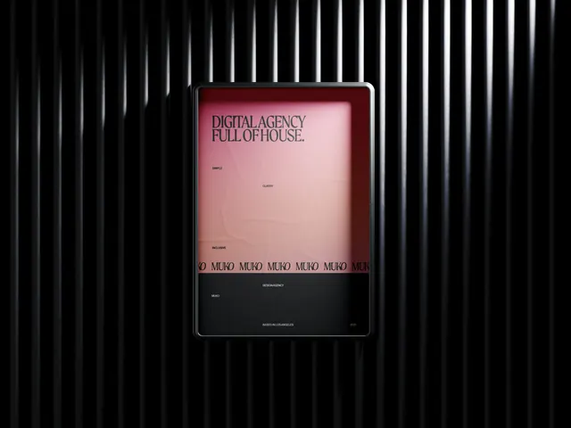Modernist Typography Poster, minimal, swiss, dark
