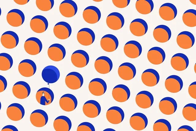 Geometric Circle Pattern, geometric, playful, vibrant