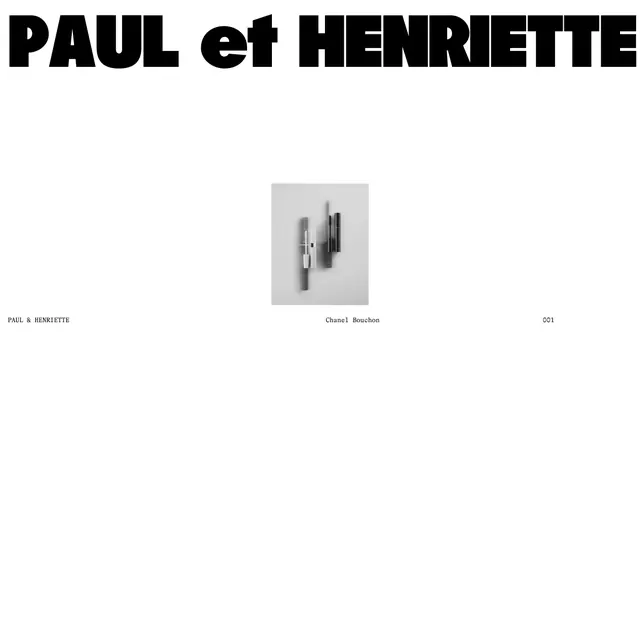 Paul et Henriette Editorial Layout, minimal, swiss, monochrome