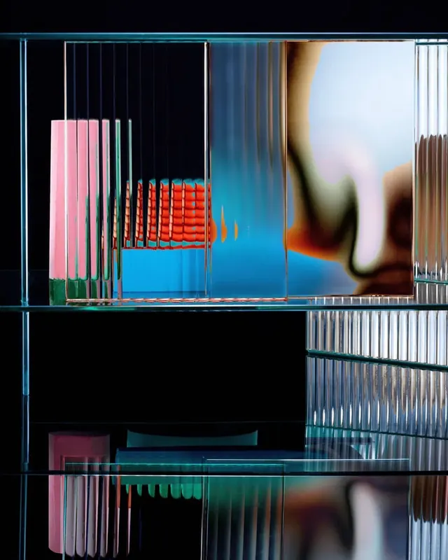Abstract Geometric Color Blocks, minimal, geometric, vibrant