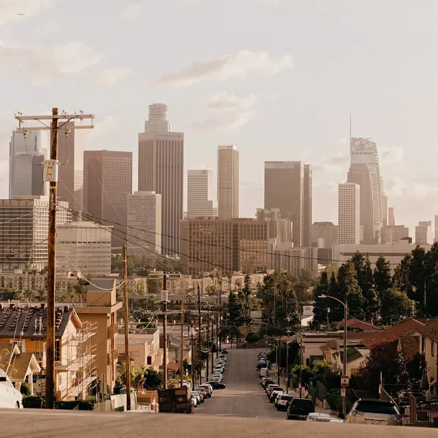Urban Cityscape and Construction Site, photographic, corporate-clean, warm