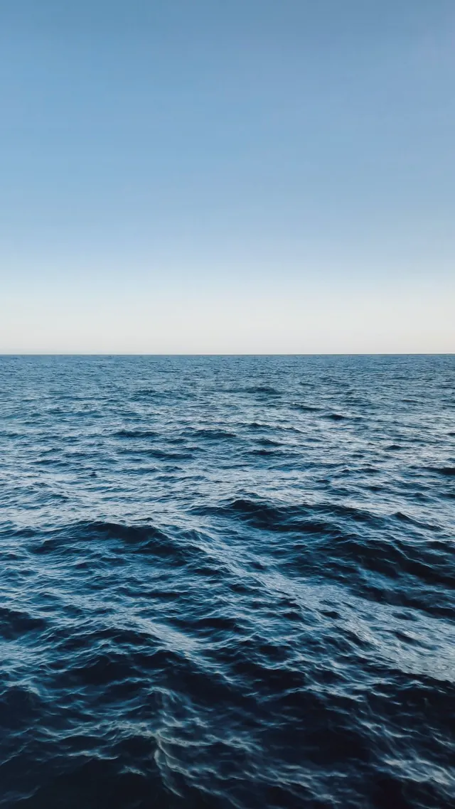 Ocean Horizon, minimal, photographic, cool