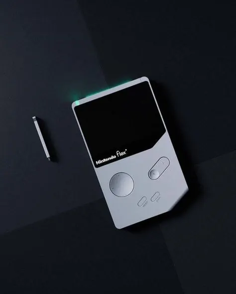 Hardware Device Mockup, minimal, technical, dark
