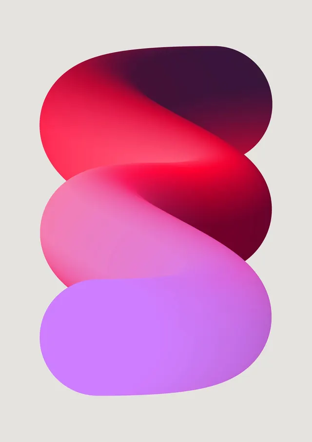Abstract Gradient Blobs, gradient-heavy, organic, vibrant