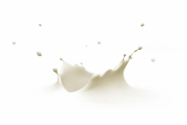 Milk Splash Abstract, minimal, organic, light