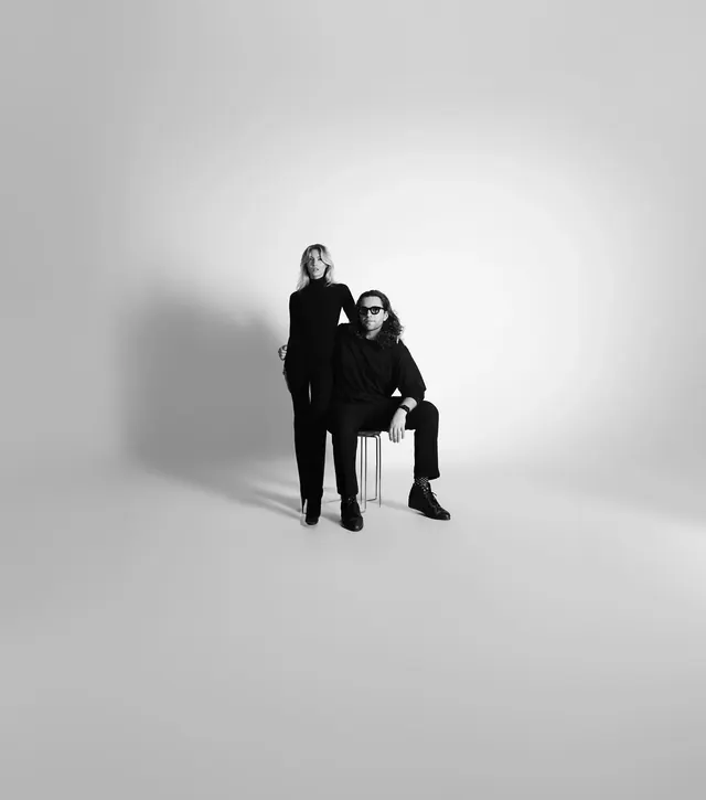Monochrome Portrait of Three People, minimal, monochrome, monochrome