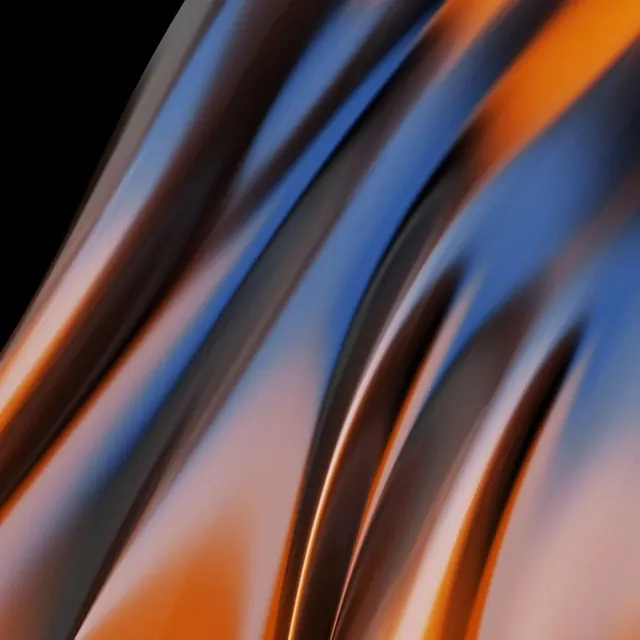 Abstract Fluid Gradient Waves, gradient-heavy, organic, vibrant