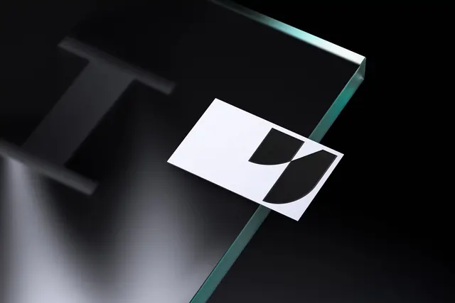Abstract Geometric Glassmorphism Composition, minimal, glassmorphism, dark