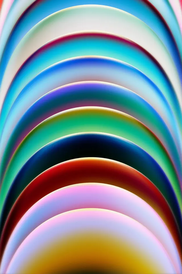 Concentric Gradient Arcs, gradient-heavy, geometric, vibrant