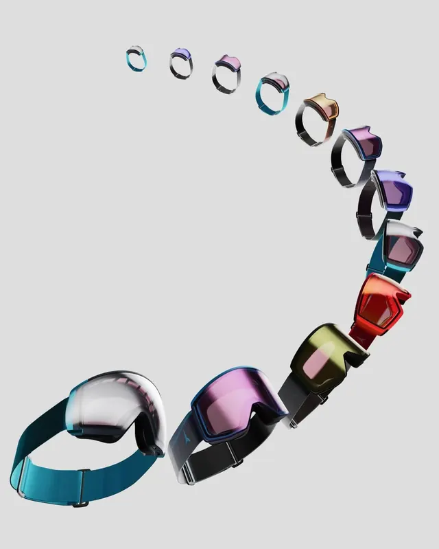 Abstract 3D Geometric Shapes, 3d-render, abstract, vibrant
