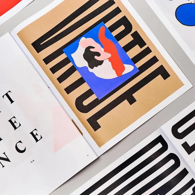 Abstract Graphic Identity, neo-brutalist, maximalist, vibrant