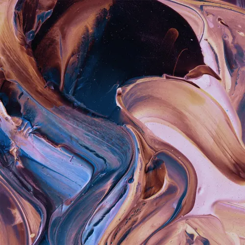 Abstract Fluid Paint Swirls, organic, abstract, high-contrast
