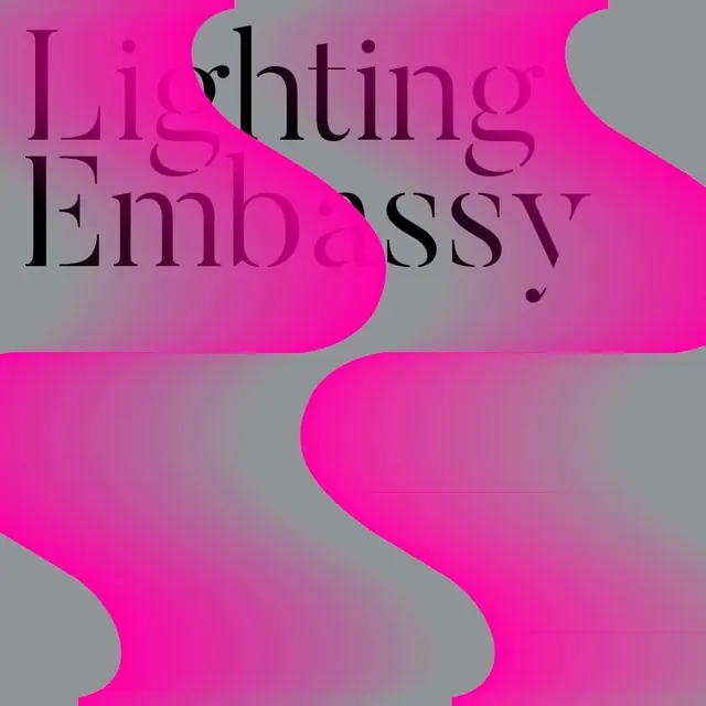 Lighting Embassy Visual Identity, gradient-heavy, organic, vibrant
