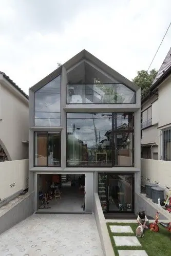 Modern Glass Architecture, minimal, geometric, light