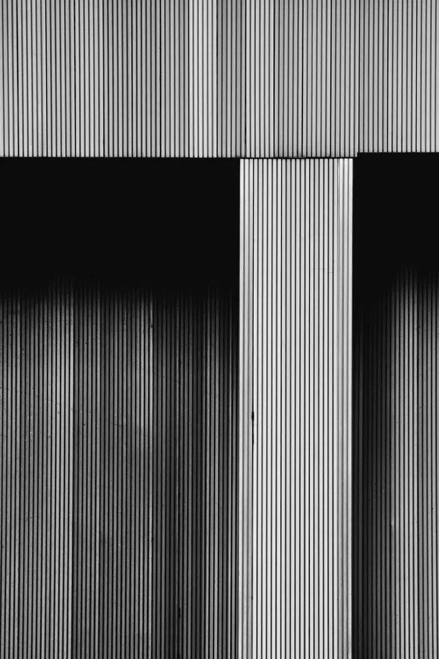 Vertical Line Pattern Composition, minimal, geometric, monochrome