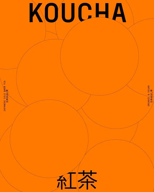 KOUCHA Brand Identity, minimal, geometric, vibrant
