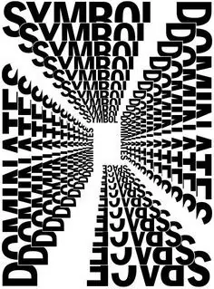 Symboi Perspective Typography, brutalist, geometric, high-contrast