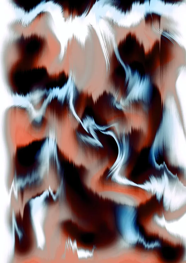 Abstract Fluid Texture, abstract, organic, high-contrast