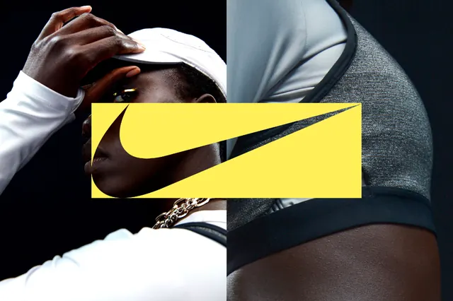 Nike Swoosh Overlay, minimal, vibrant