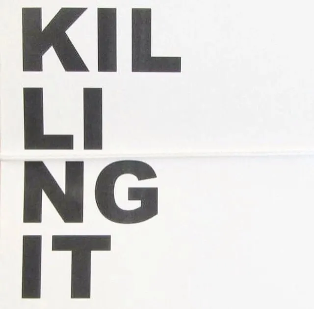 KILLING IT Typography Layout