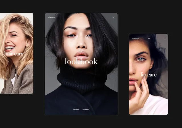 Beauty Brand Identity Layout, minimal, editorial, light