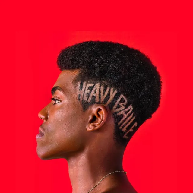 Heavy Metal Portrait, minimal, vibrant