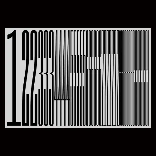 Vertical Typography Composition, brutalist, minimal, high-contrast