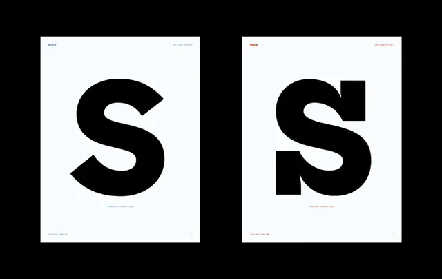 S Logo Variations, minimal, geometric, monochrome