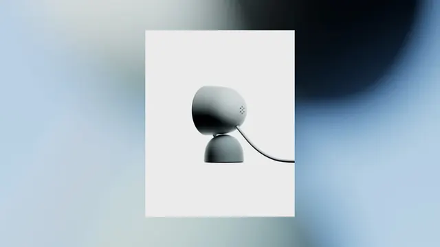 Abstract 3D Shape Composition, minimal, 3d-render, light