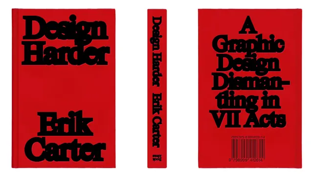 Design Render Book Cover, brutalist, maximalist, vibrant