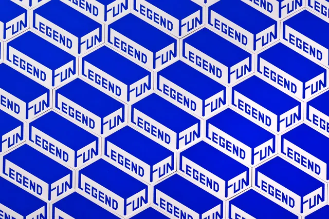 Repeating Wordmark Pattern, geometric, minimal, high-contrast