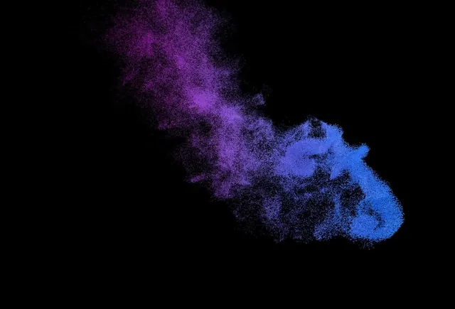 Abstract Smoke Cloud, abstract, gradient-heavy, vibrant