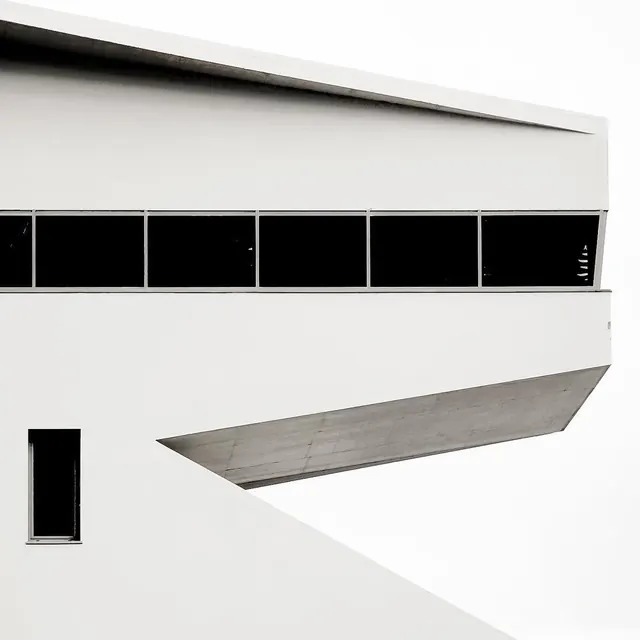 Minimalist Architectural Structure, minimal, swiss, monochrome