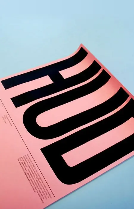 Bold Typography Graphic, brutalist, neo-brutalist, high-contrast