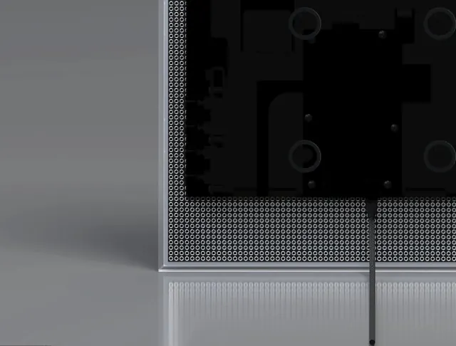 Technical Hardware Component, technical, minimal, monochrome