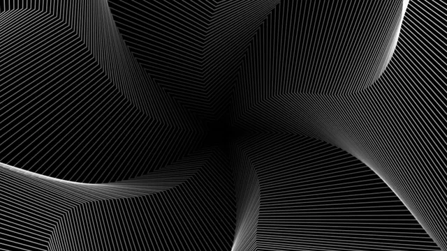 Abstract Line Art Wave
