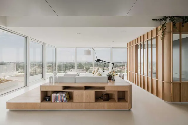 Modern Minimalist Office Interior, minimal, light-mode, light