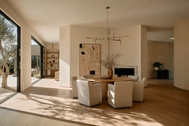Modern Minimalist Interior, minimal, light-mode, warm