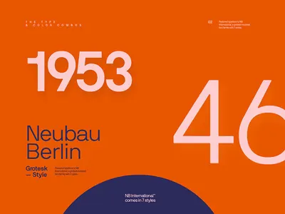 Neubau Graphic Design Reference, swiss, geometric, vibrant
